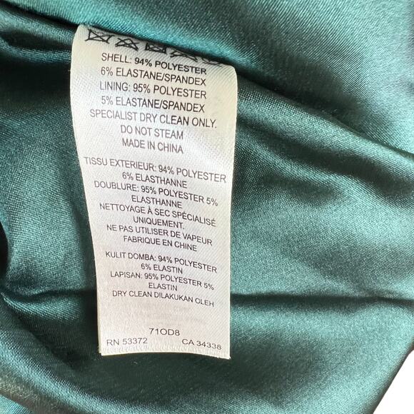 French Connection : Ozlem Green Sequin Short Skater Dress A-Line : 6 - Picture 9 of 11